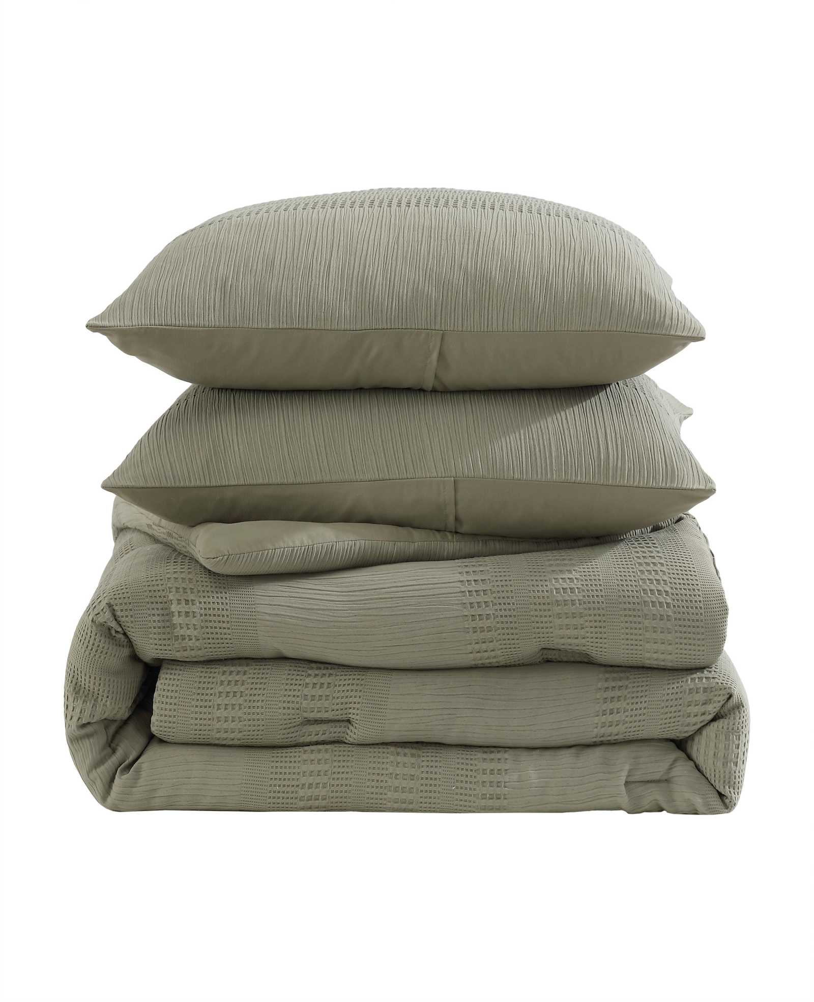 Variegated Waffle Comforter Set - Image 6
