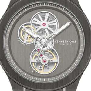 Automatic Gun Metal Stainless Steel Bracelet Watch - Image 6