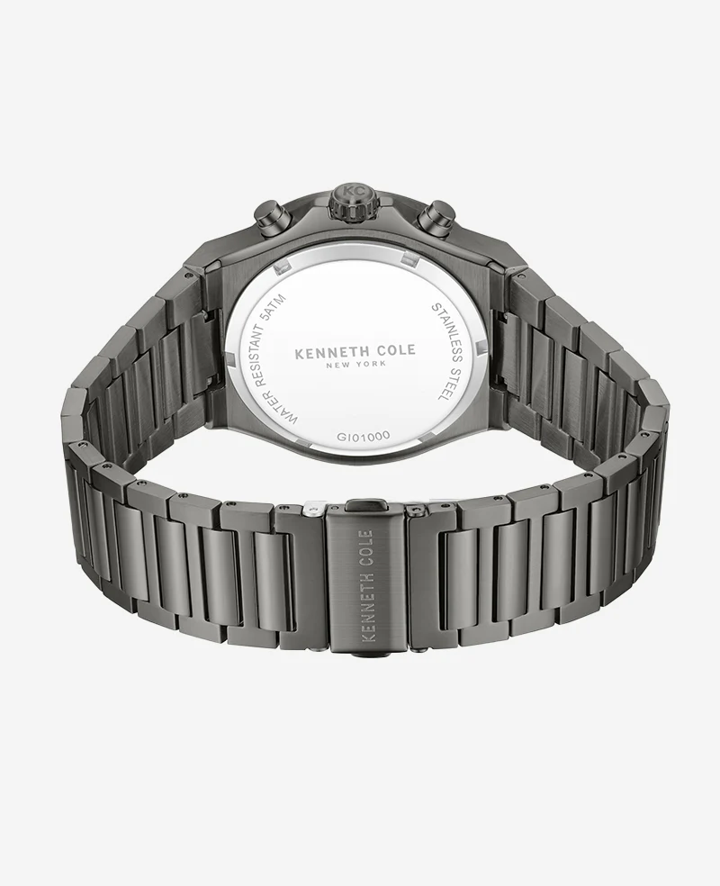 Dress Sport Chronograph Multi Tone Dial Stainless Steel Bracelet Watch - Image 3