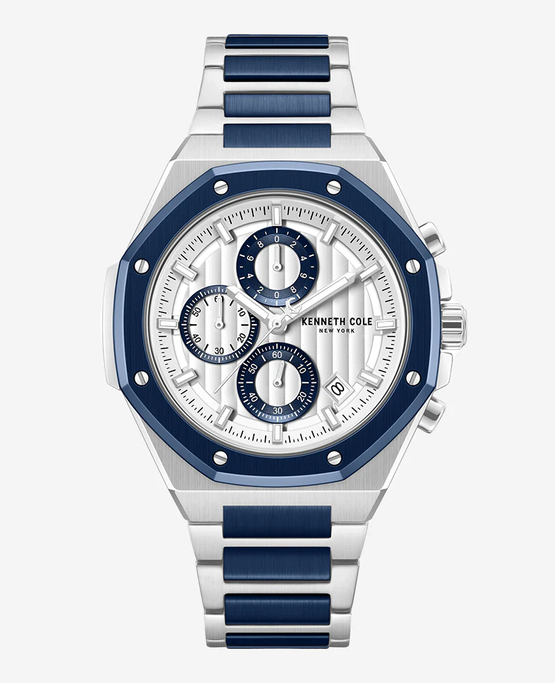Dress Sport Chronograph Two-Tone Stainless Steel Bracelet Watch