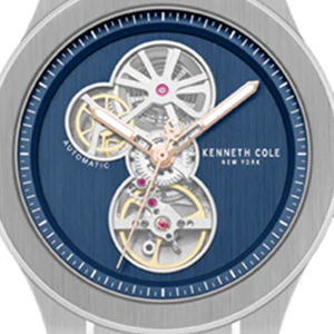 Skeleton Automatic Gunmetal Dial Stainless Steel Bracelet Watch - Image 6