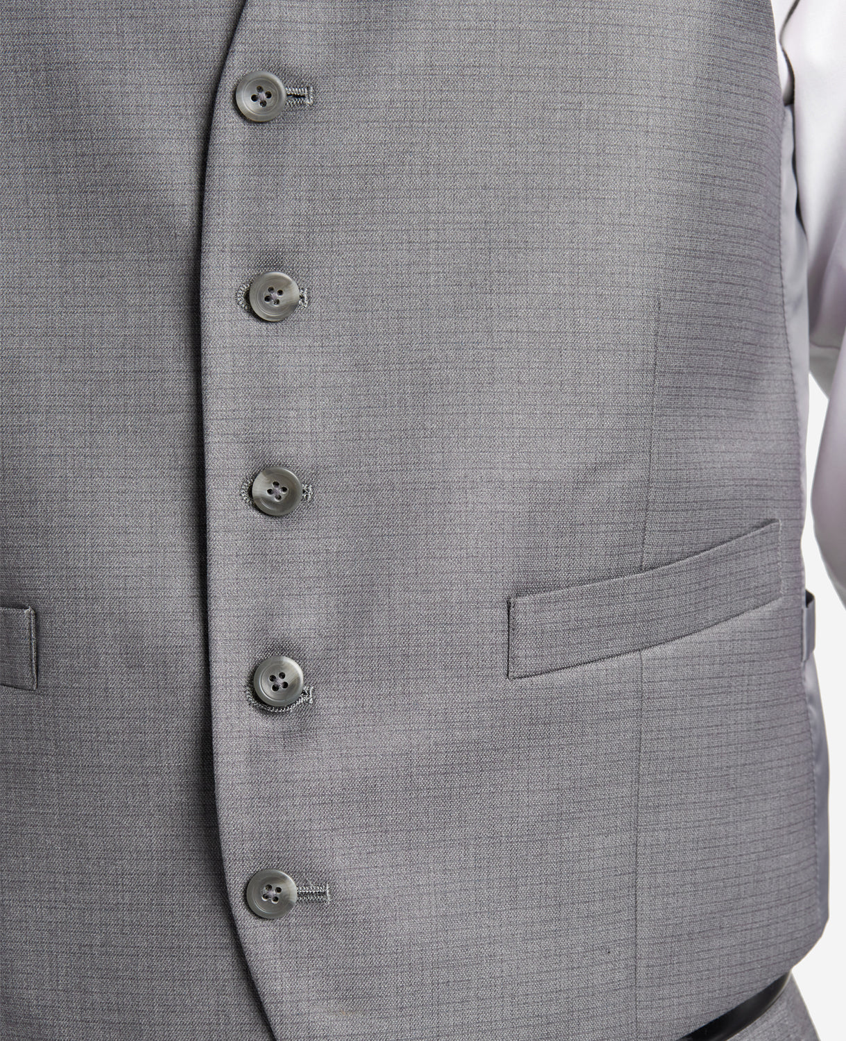 Kenneth Cole Reaction Ready Flex Slim-Fit Suit Separate Vest - Image 3