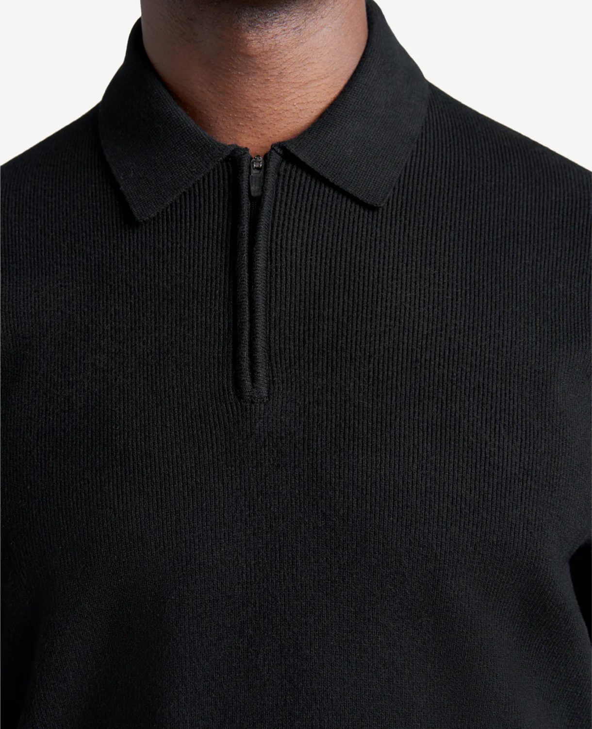 Long Sleeve Polo Sweater - Image 3