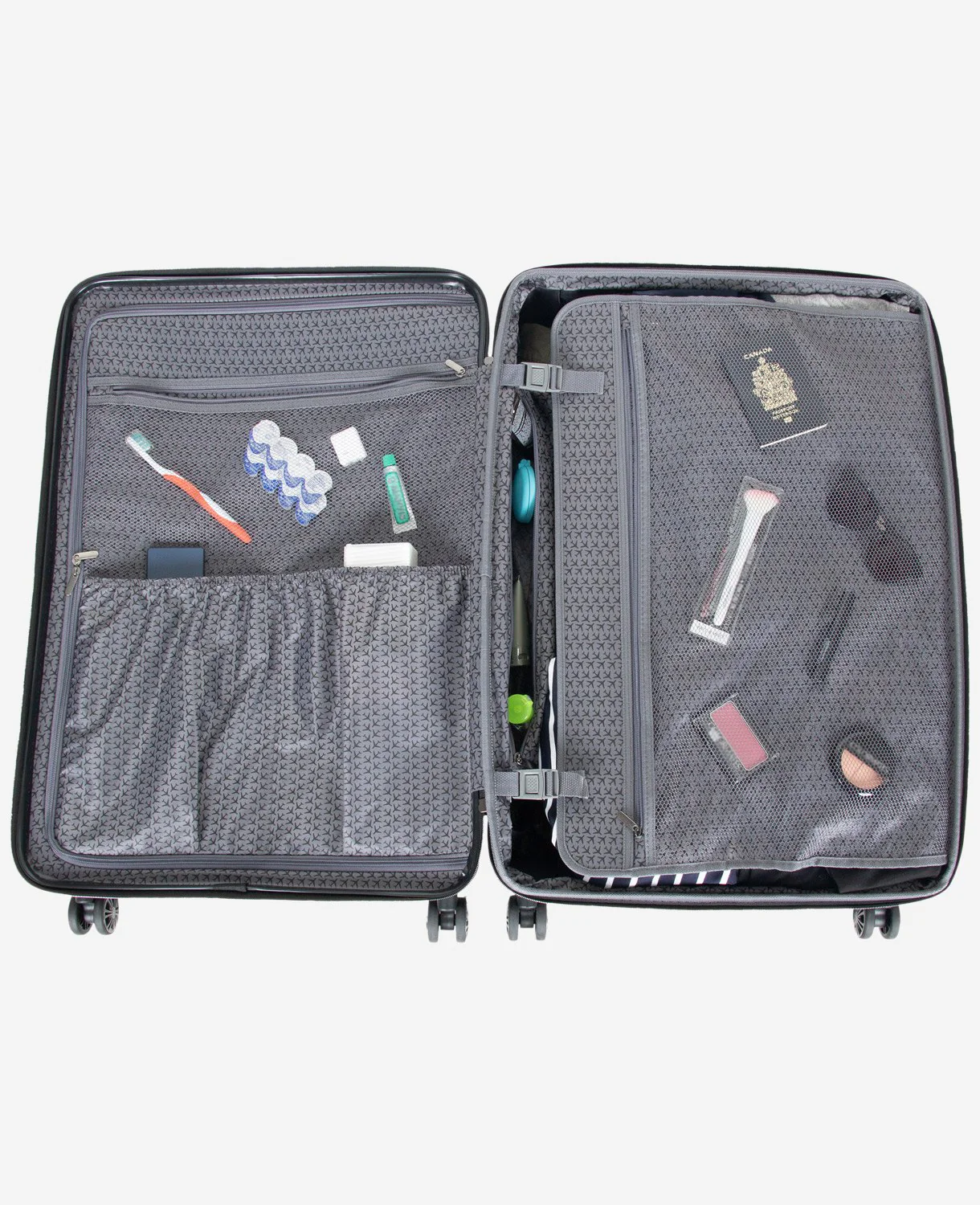 Madison Square Chevron Hard Side Expandable Suitcase - Image 9