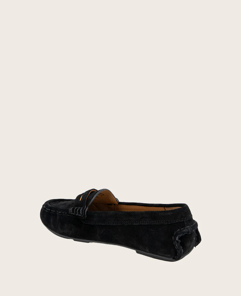 GENTLE SOULS - Madison Suede Tailored Flat - Image 4