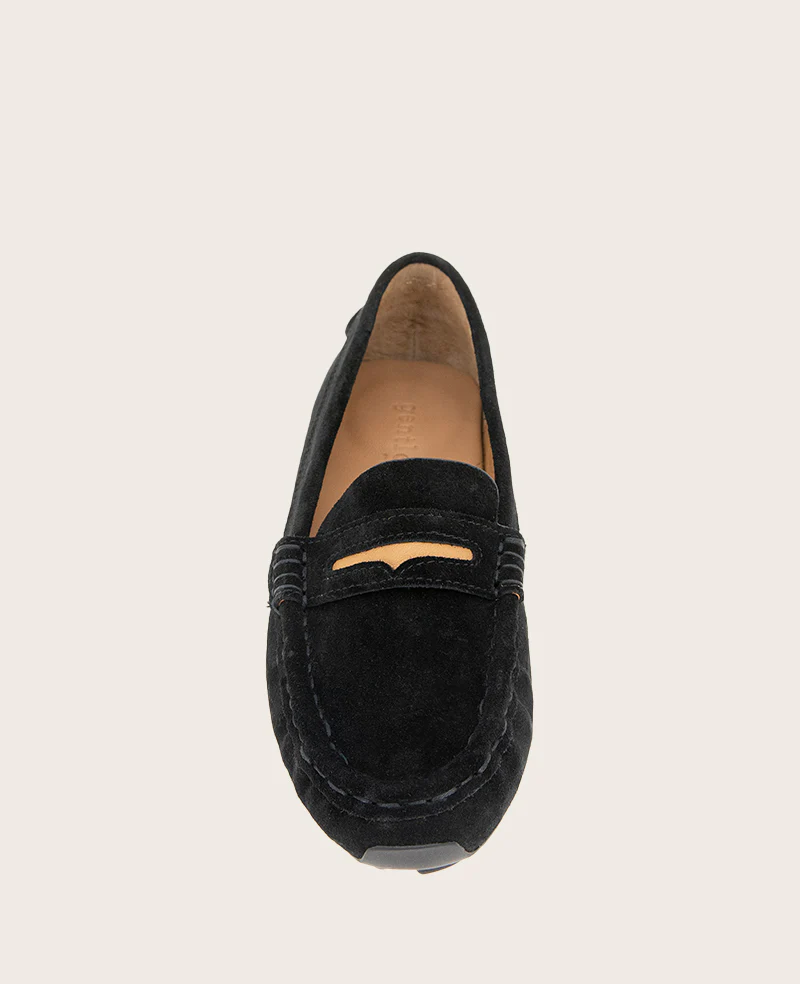 GENTLE SOULS - Madison Suede Tailored Flat - Image 6