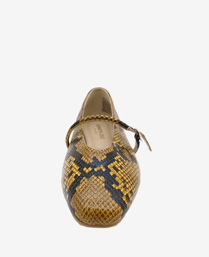 Magnolia Snakeskin Leather Ballet Flat - Image 6