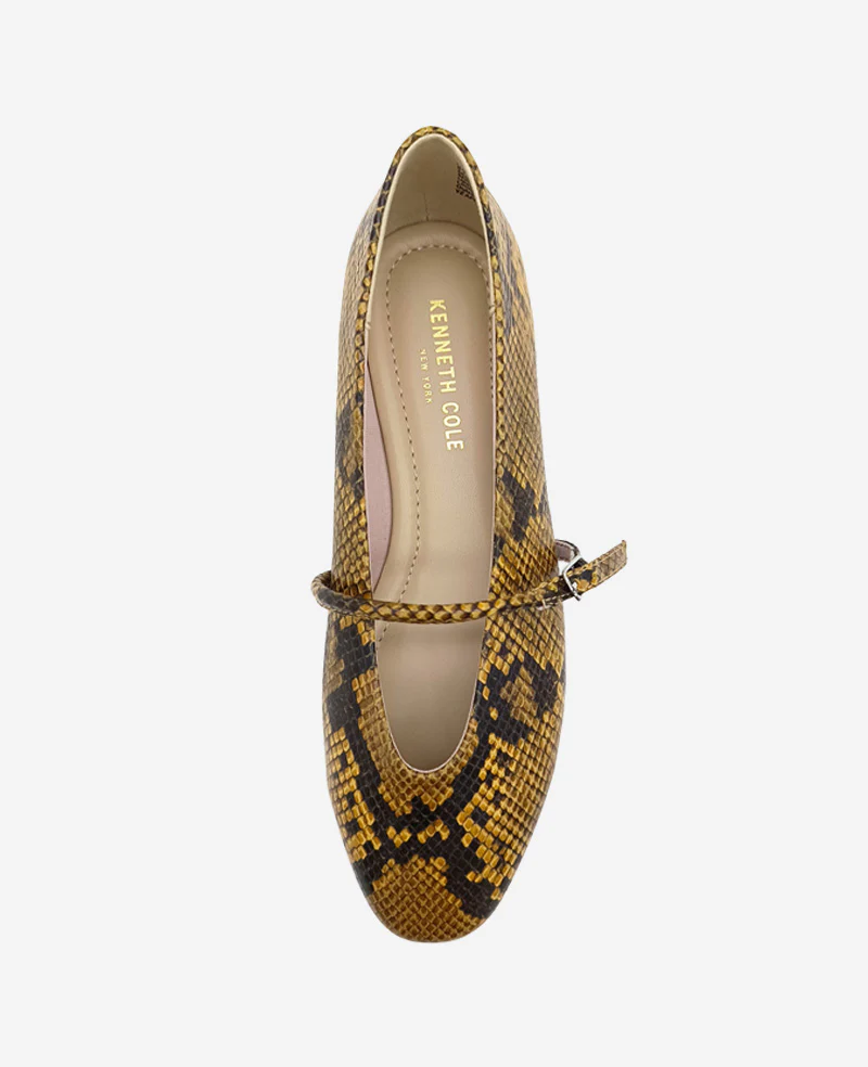 Magnolia Snakeskin Leather Ballet Flat - Image 7