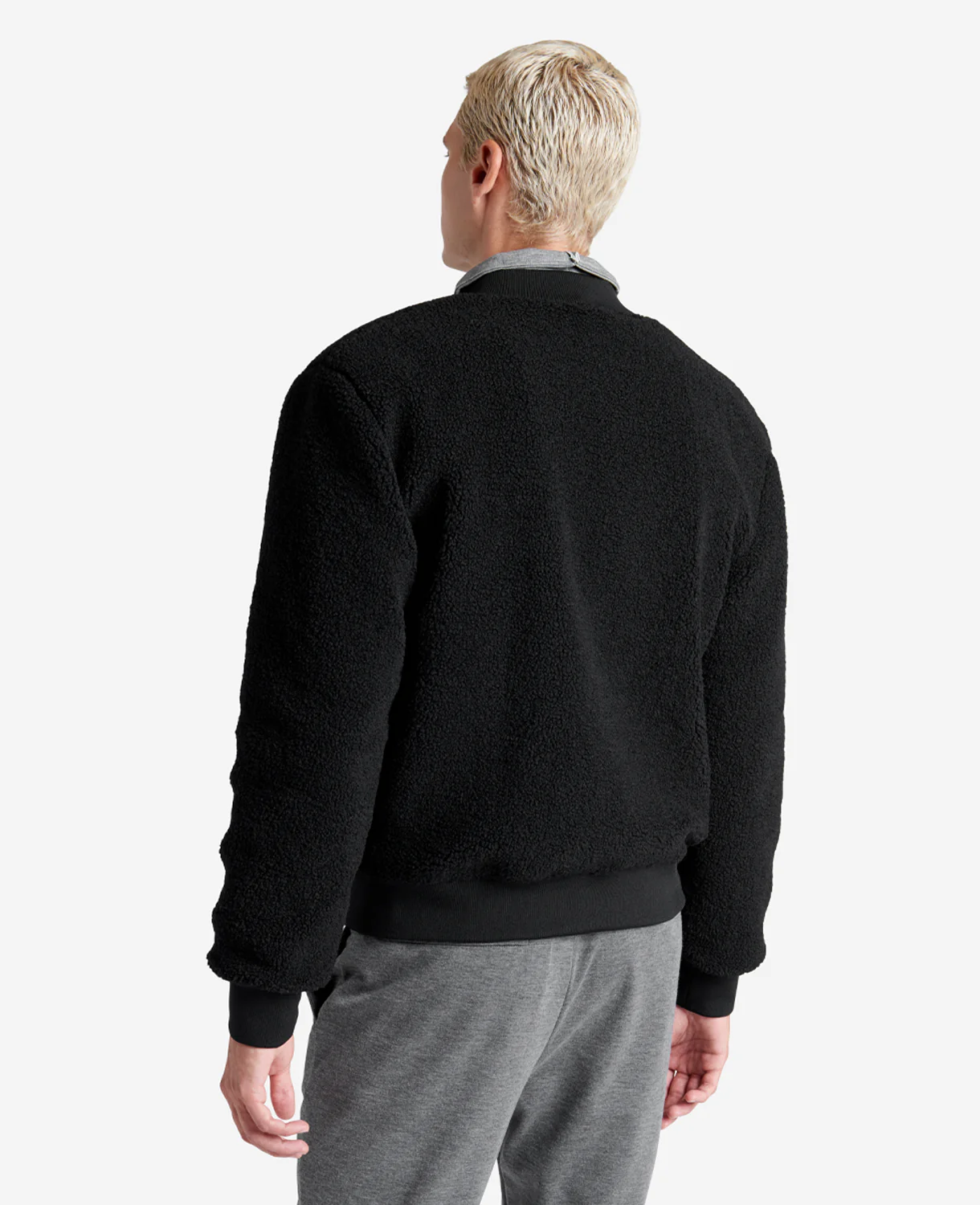 Reversible Sherpa Bomber Jacket - Image 5
