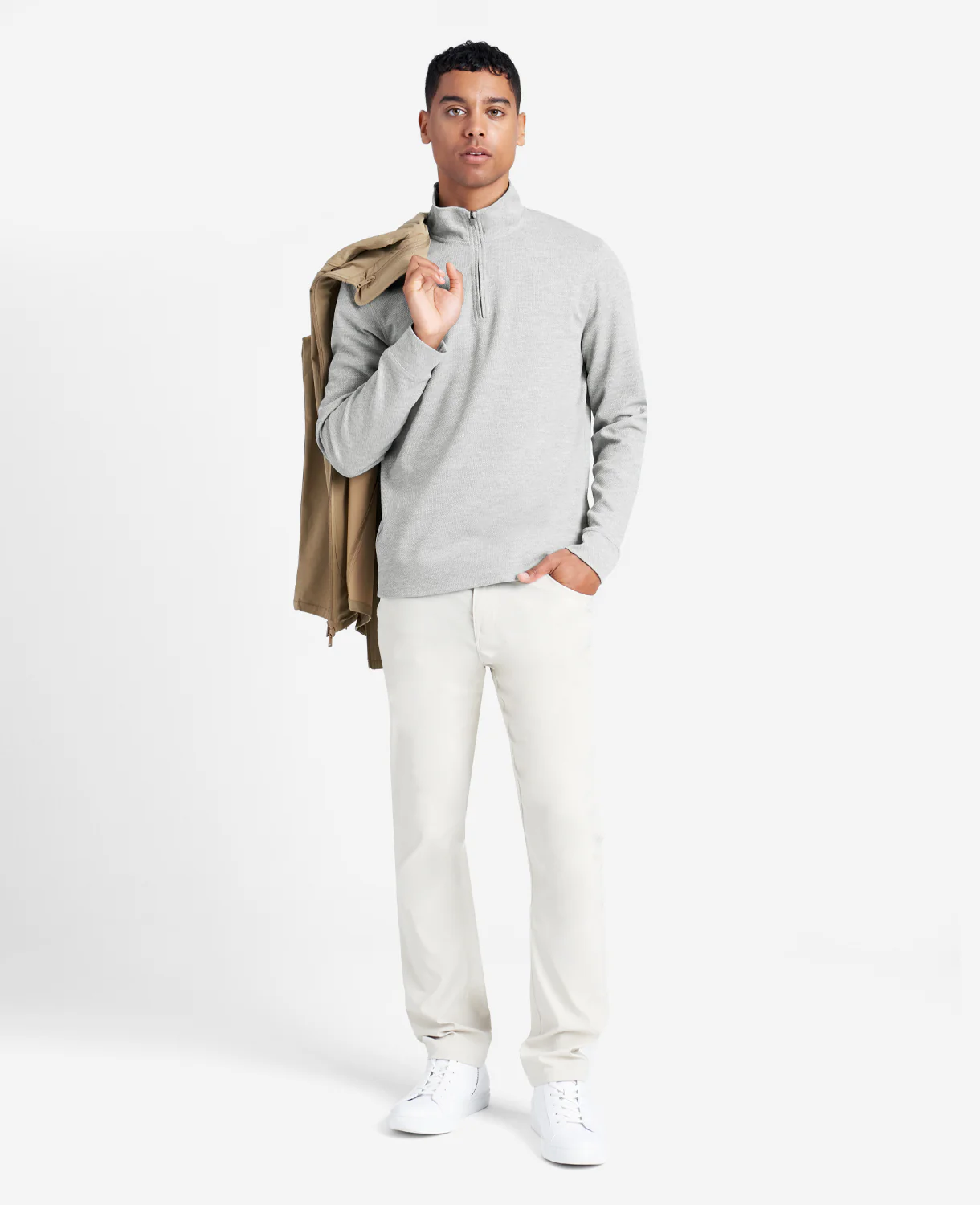 Sport Quarter-Zip Knit Pullover - Image 2
