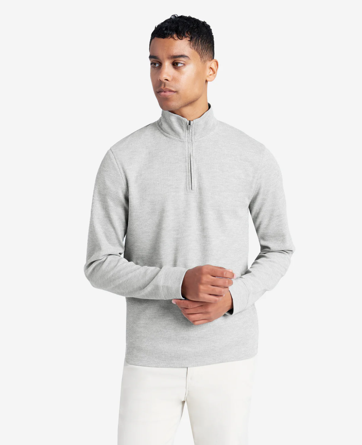 Sport Quarter-Zip Knit Pullover - Image 4