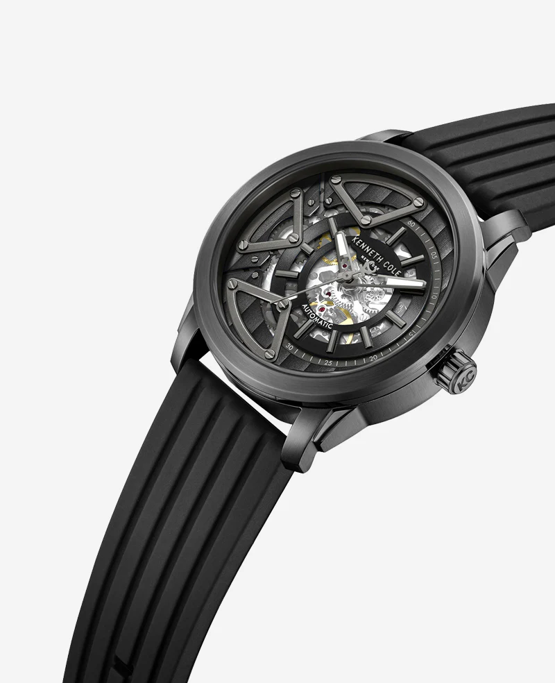 Skeleton Automatic Silicone Watch - Image 2