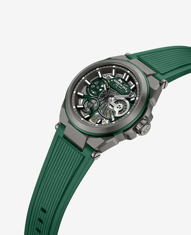 Skeleton Automatic Silicone Watch - Image 2