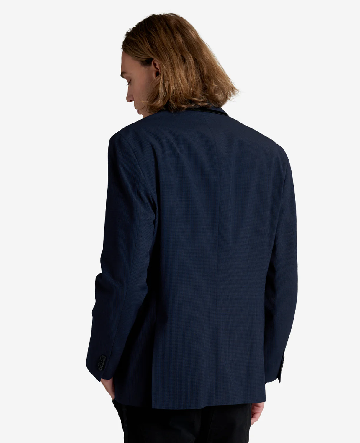 Slim-Fit Seersucker Striped Sport Coat - Image 4