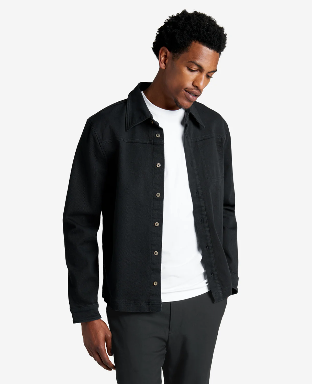 Stretch Shirt Jacket - Image 4