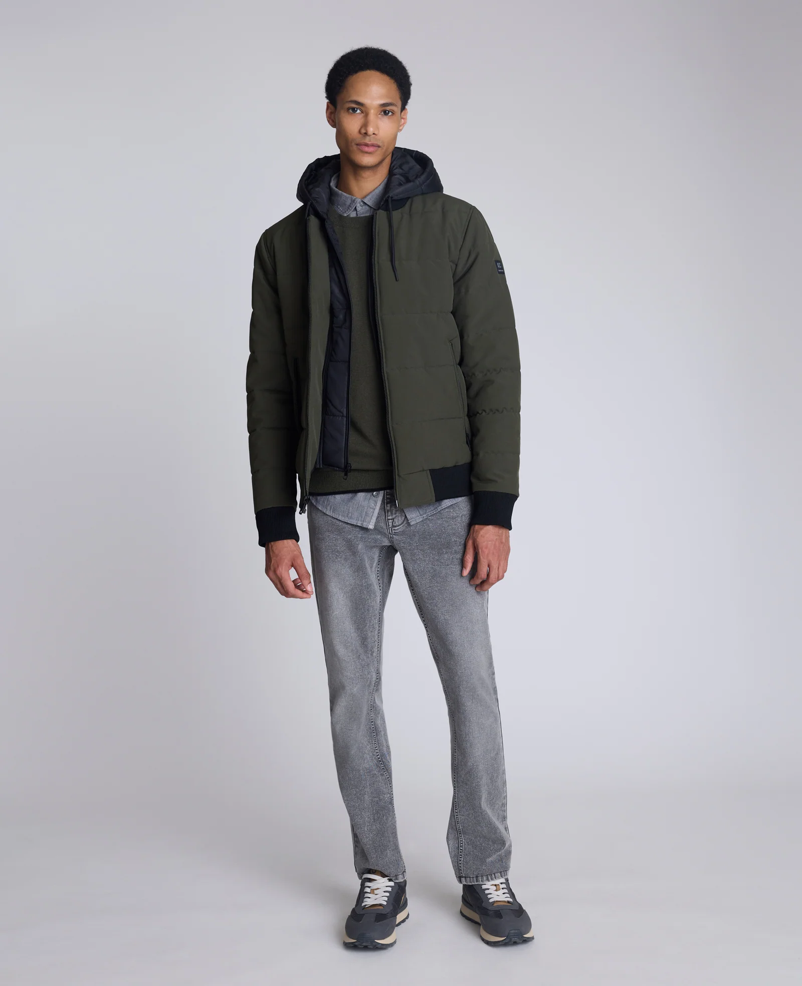 Oxford Hood Bomber Jacket - Image 4