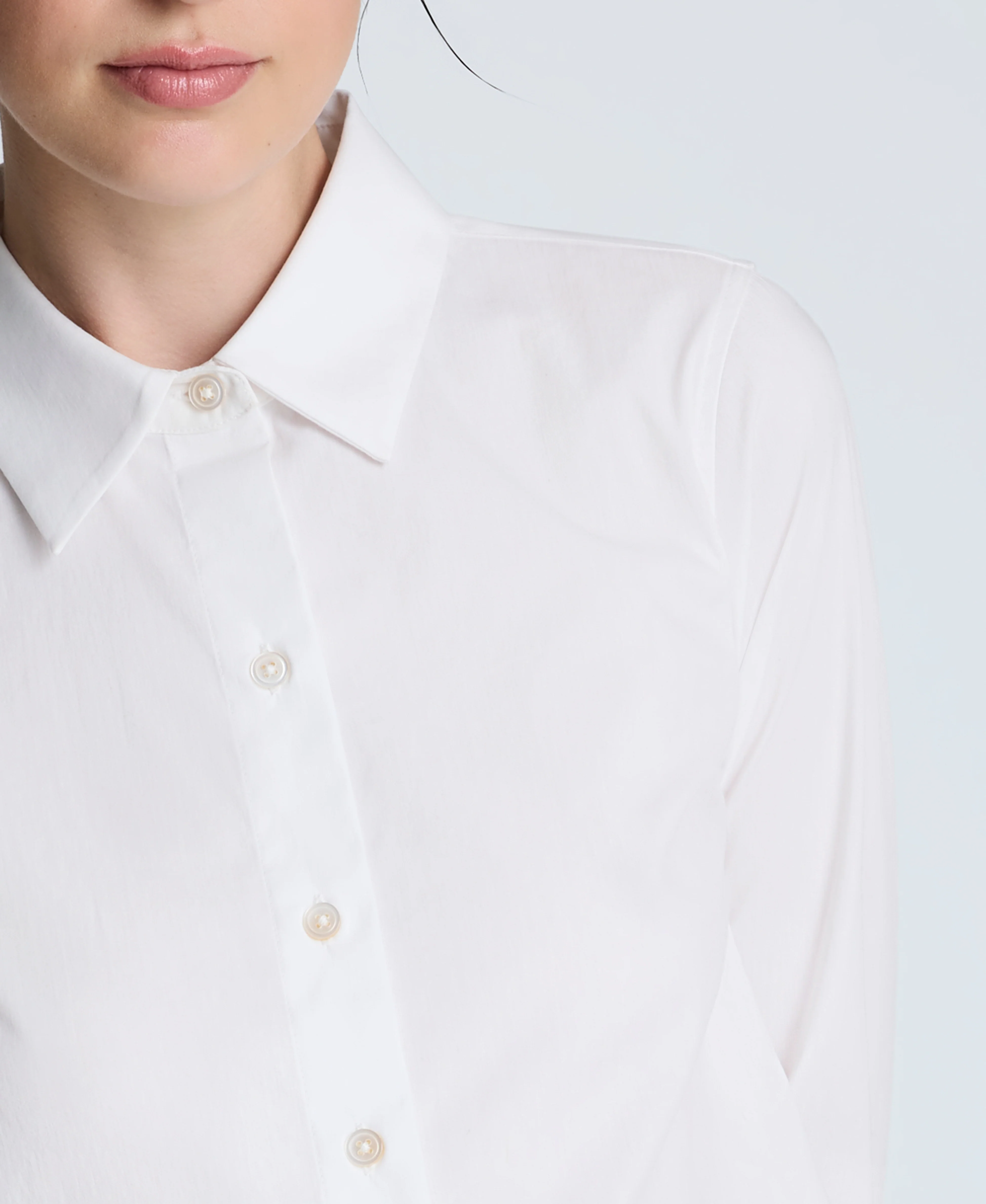 Poplin Button Front Shirt - Image 6