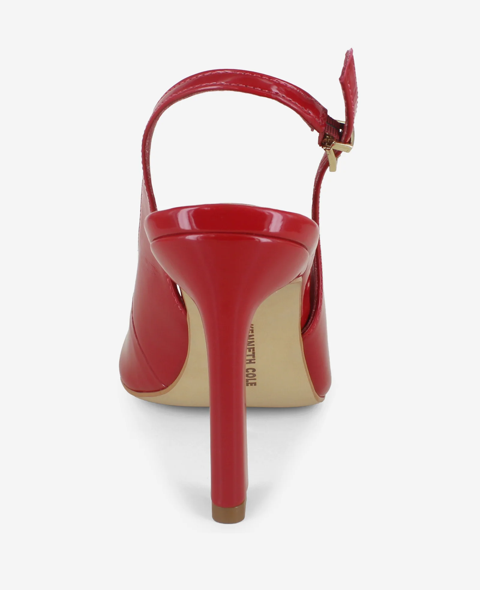 Priya Patent Peep-Toe Slingback Heel - Image 4