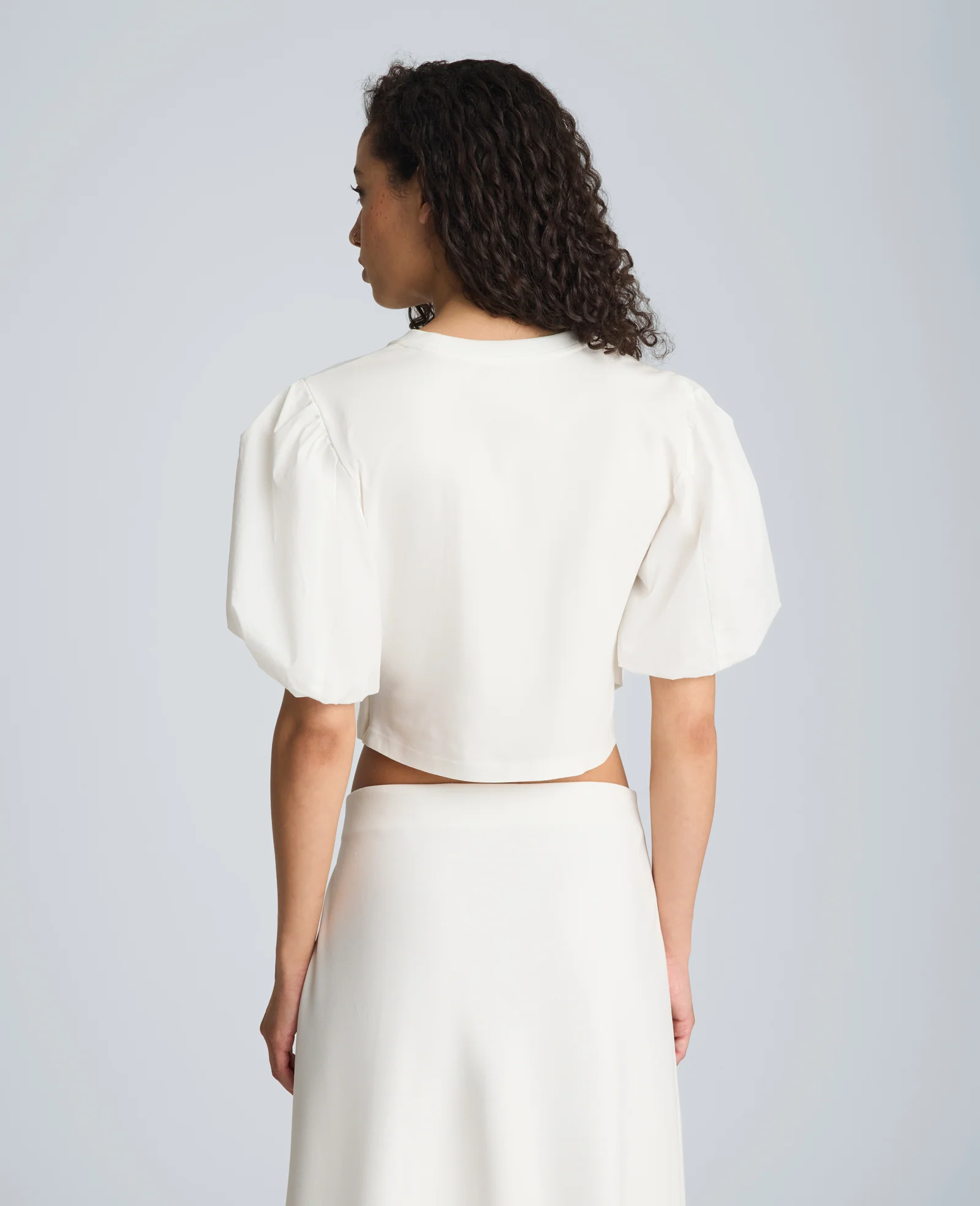 Puff Sleeve Wrap Tee - Image 3