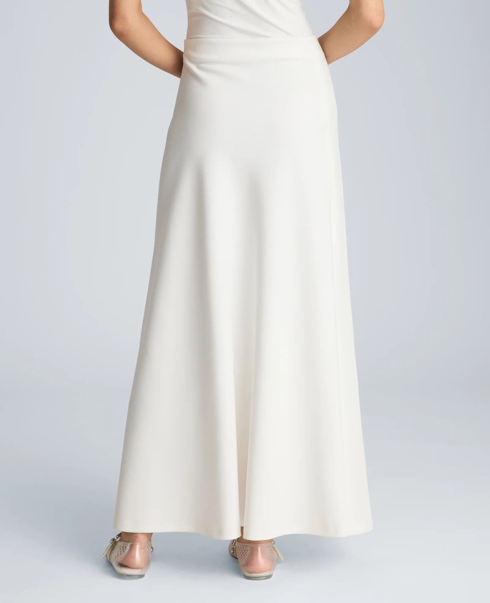 Pull On Flared Maxi Skirt - Image 2