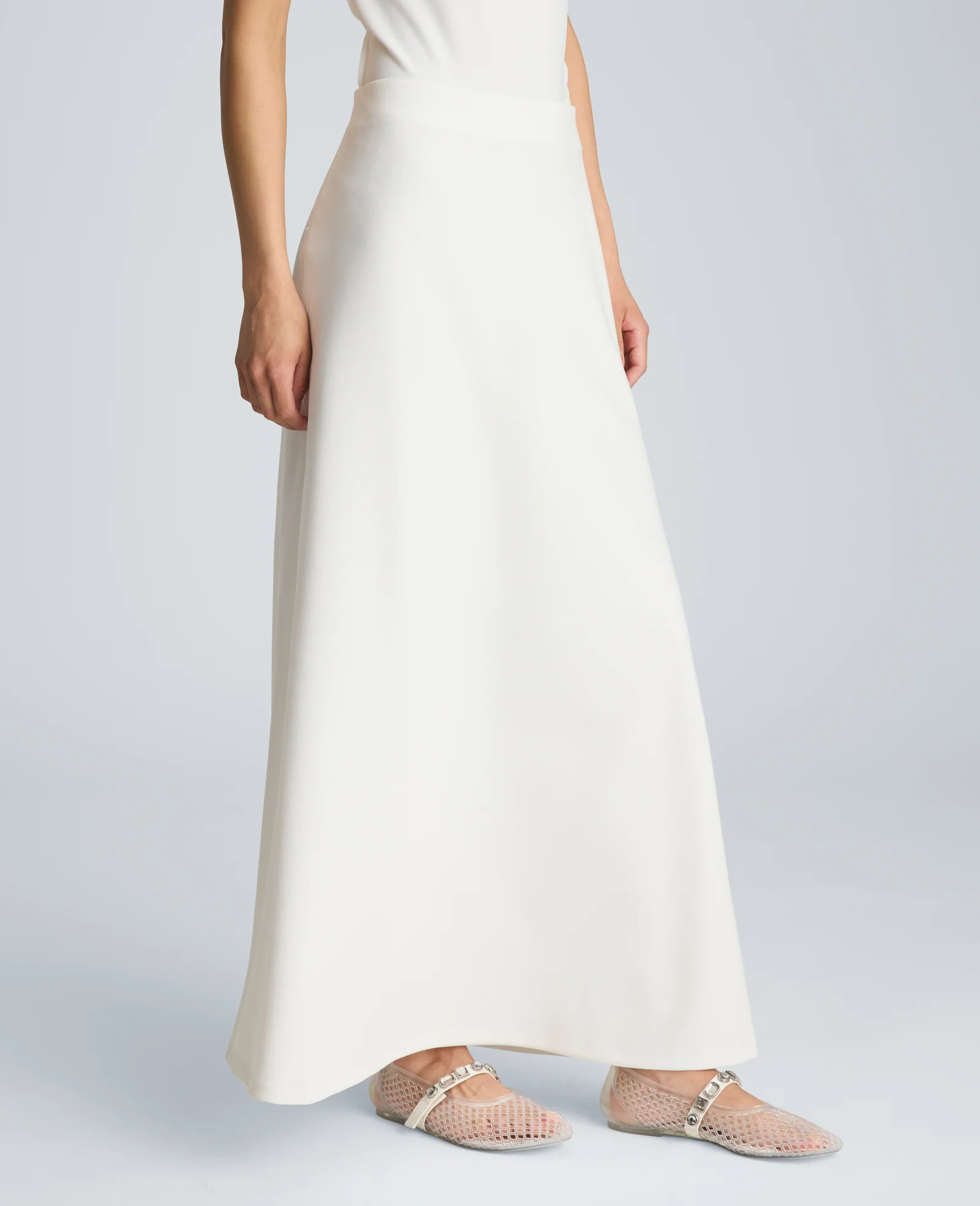 Pull On Flared Maxi Skirt - Image 3