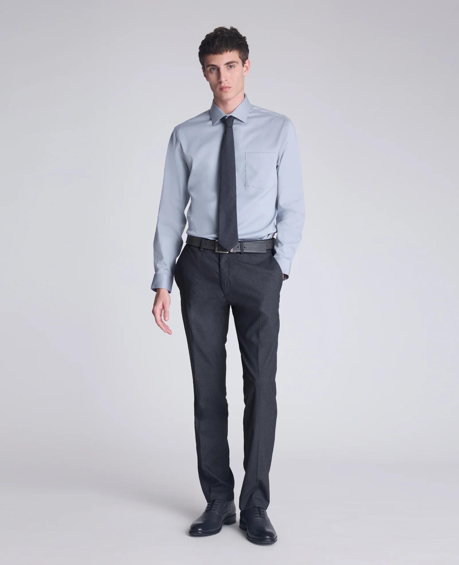REACTION - Slim-Fit Button-Down Dress Shirt - Image 4