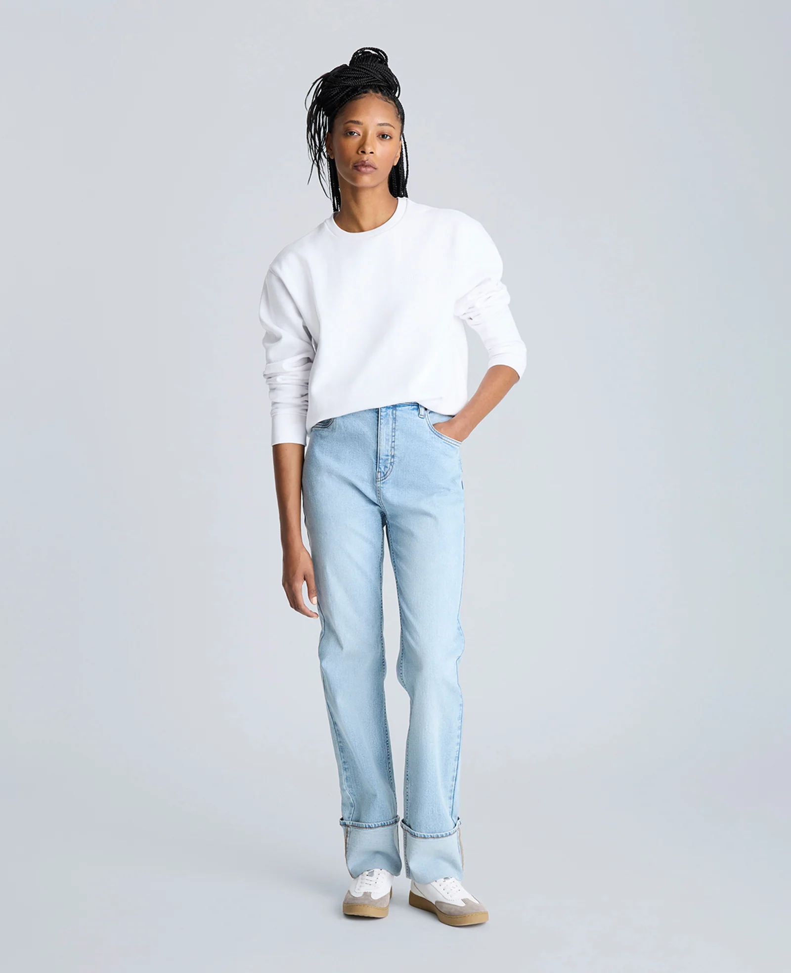 Site Exclusive! Kenneth Cole Embroidered Logo Sweatshirt - Image 3