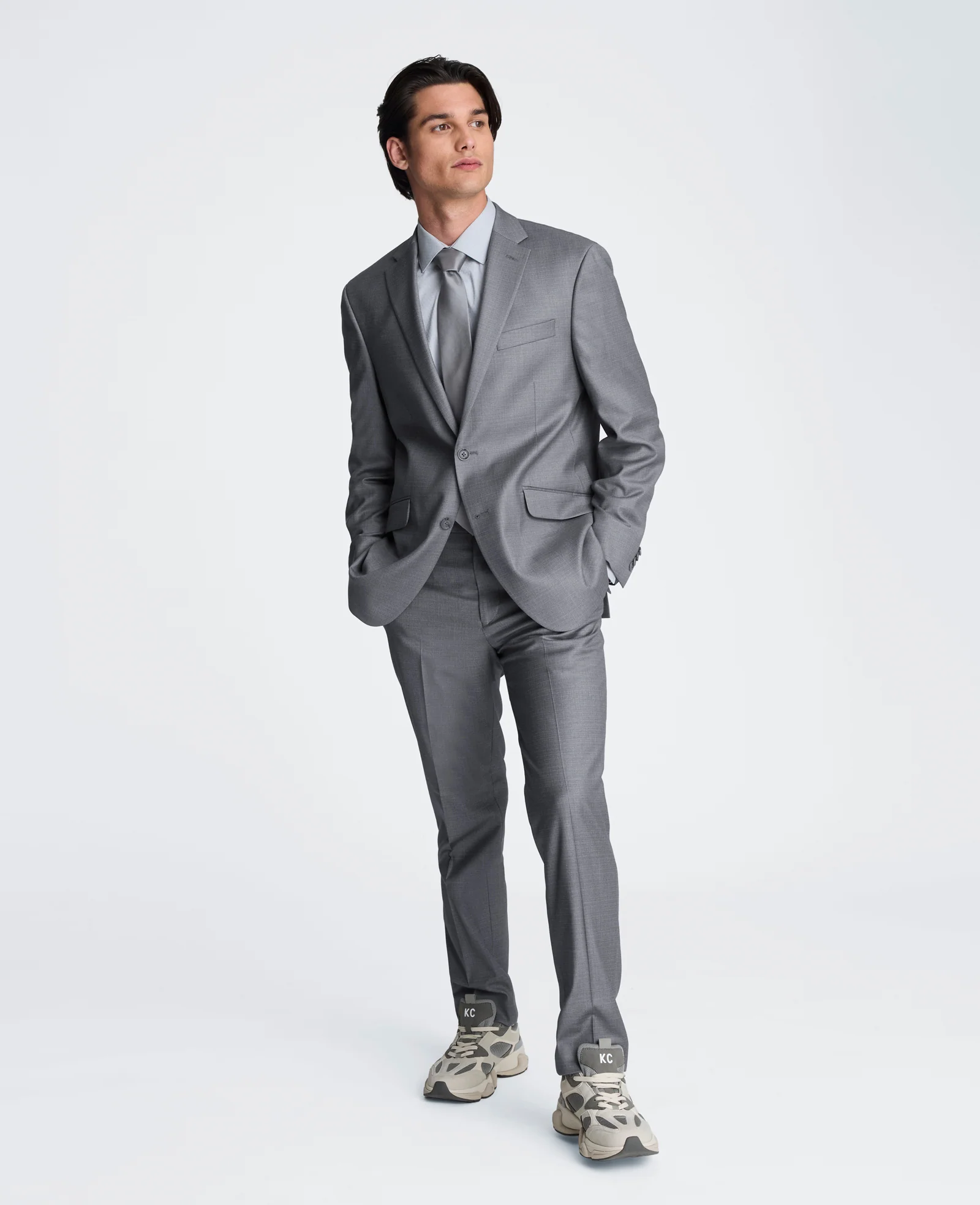 Slim-Fit Stretch Suit Separate Jacket - Image 6