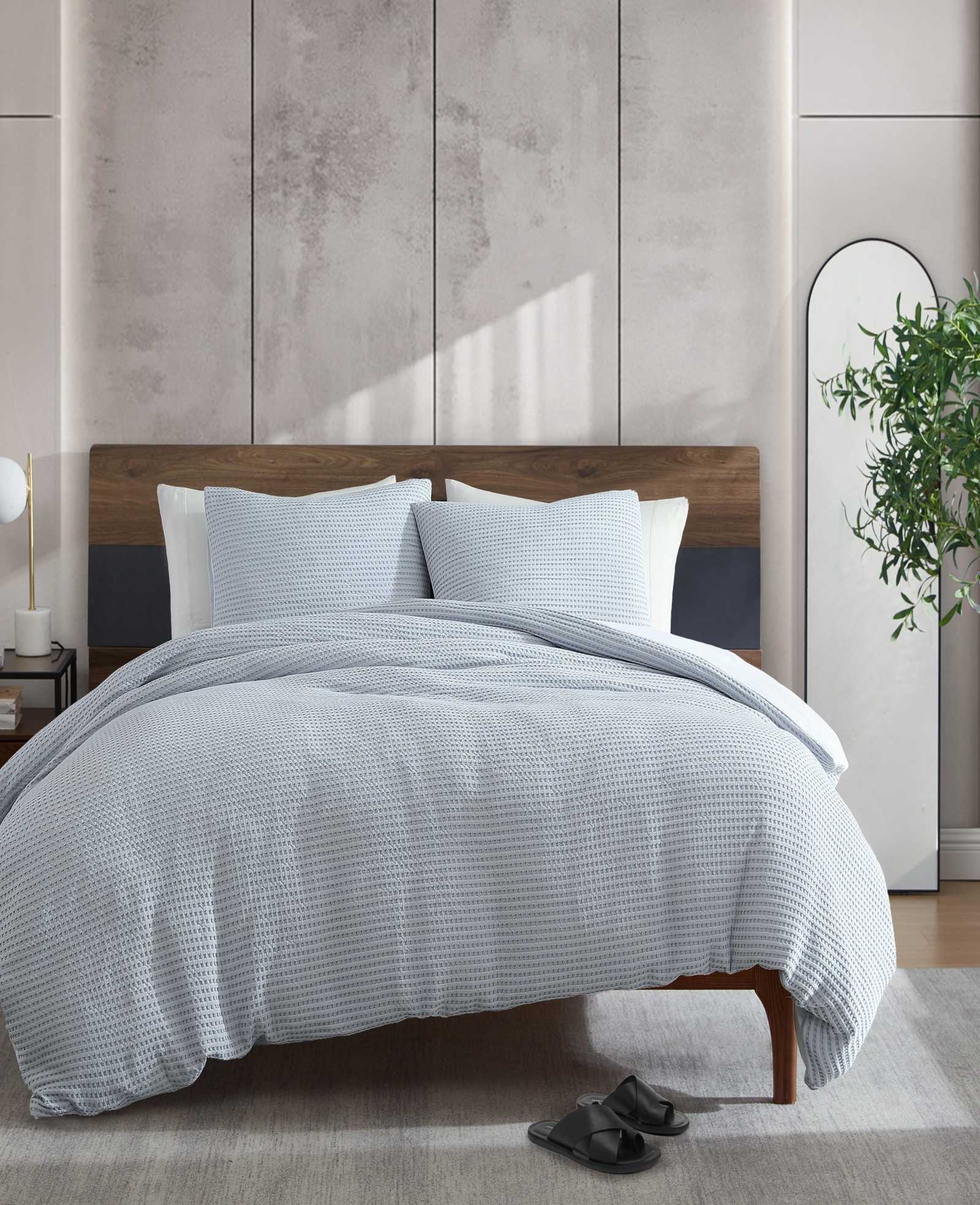 Solid Waffle Comforter Set - Image 7