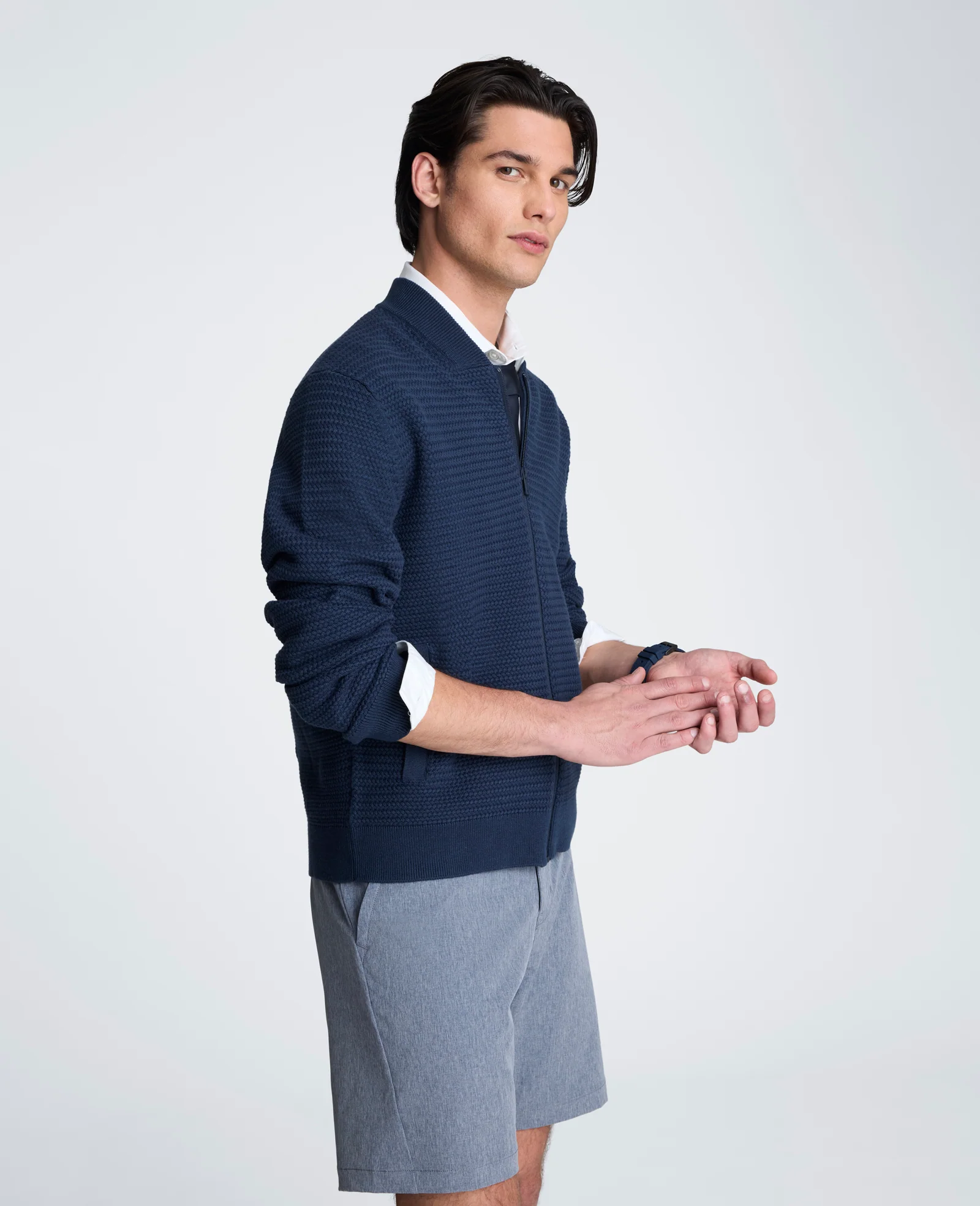 Sweater Bomber Jacket - Image 3
