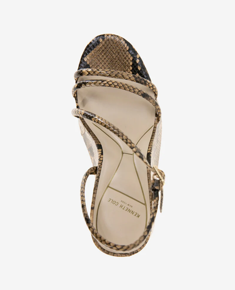 Tatiana Snake Print Platform Wedge Sandal - Image 4