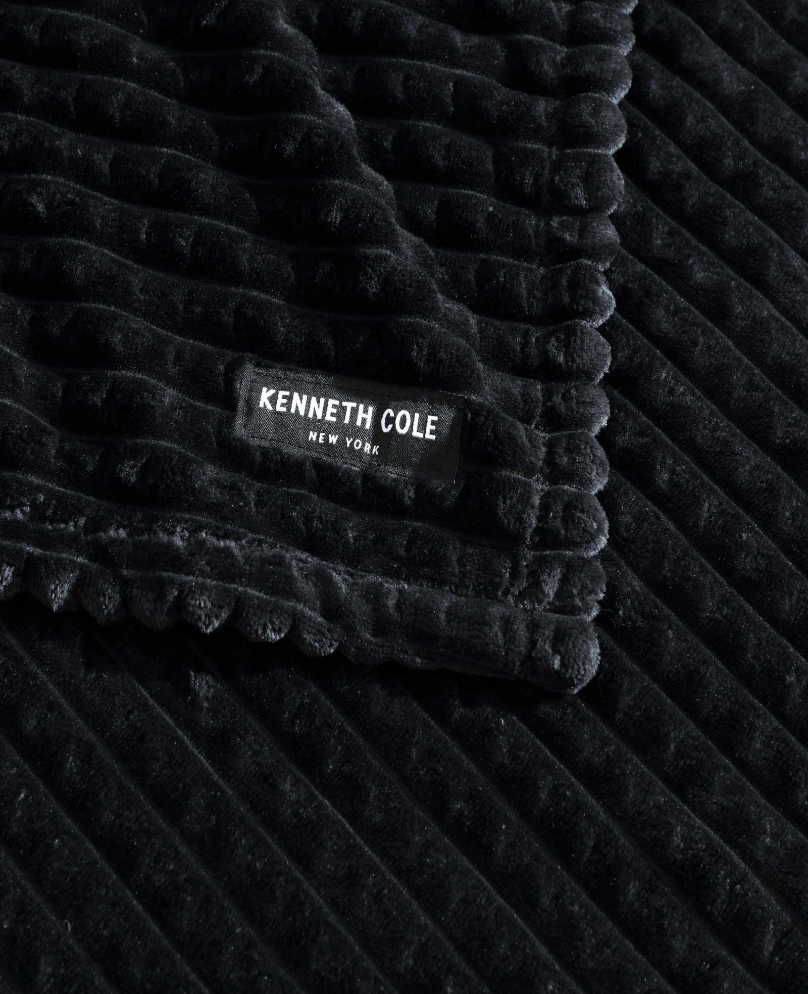 Textured Solid Throw Blanket - Image 4