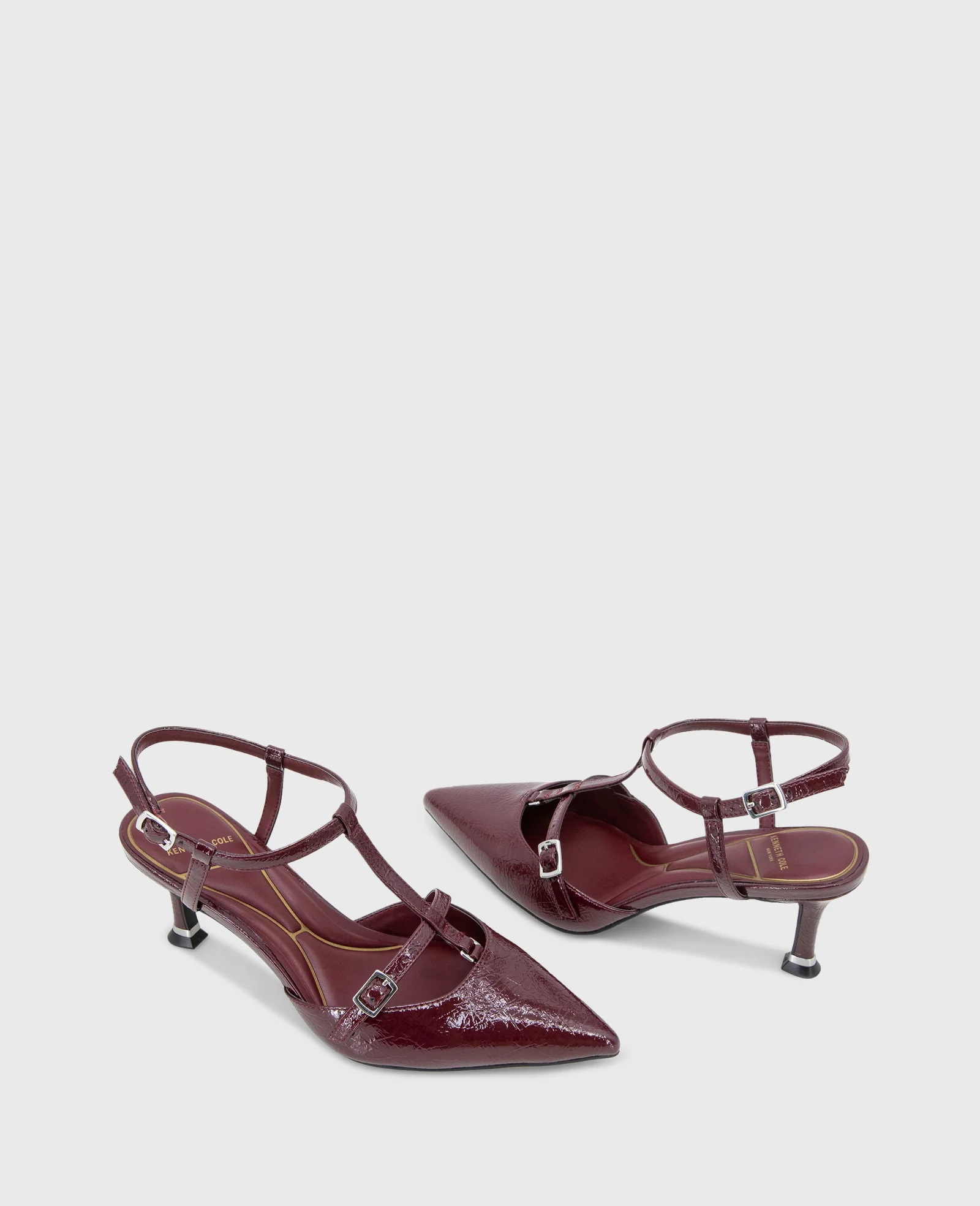 Urka Crinkle Patent Slingback Heel - Image 2