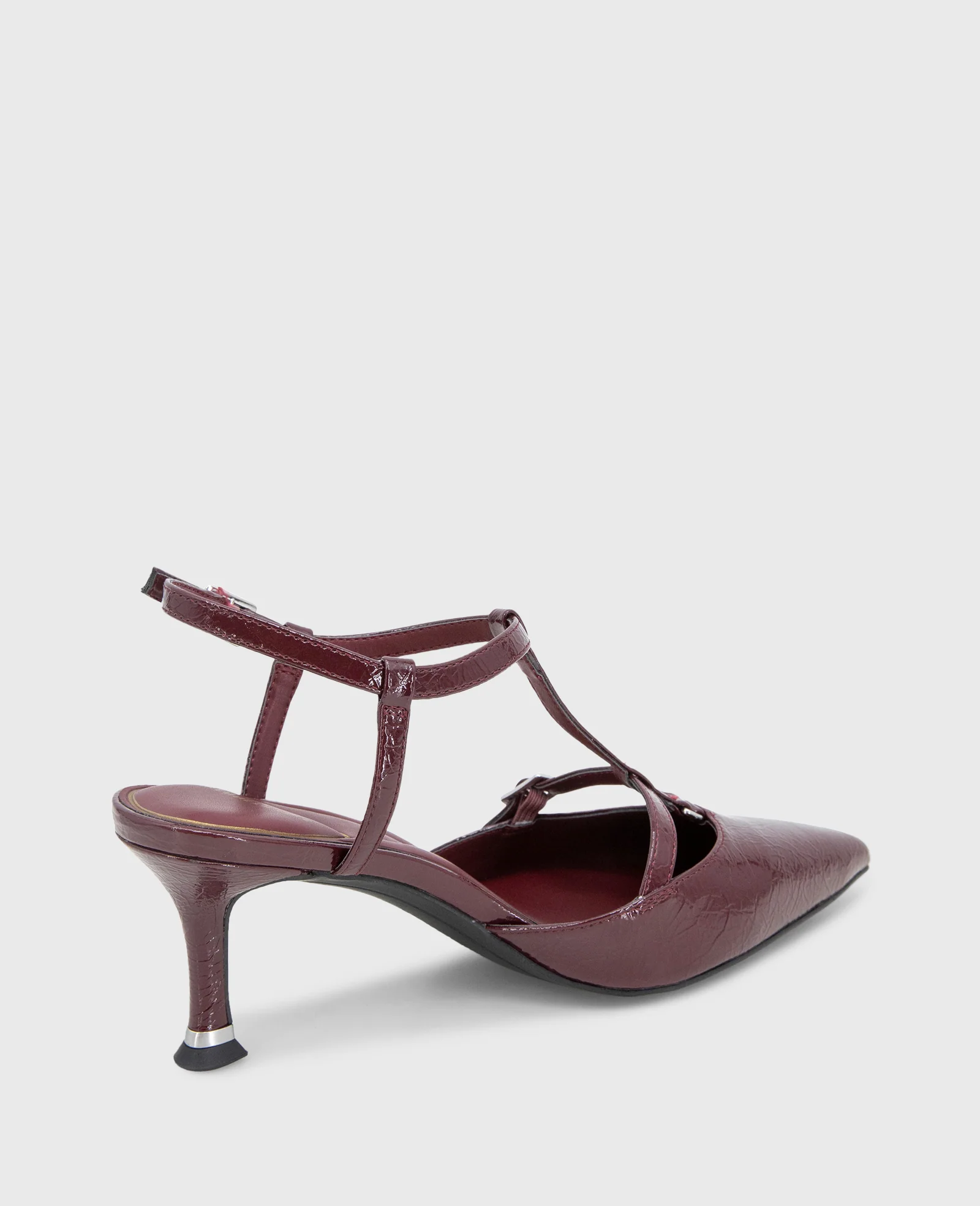 Urka Crinkle Patent Slingback Heel - Image 3