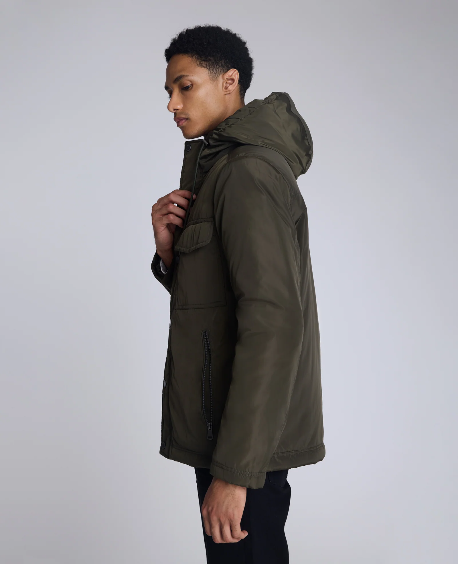 Utlilty Rain Hooded Jacket - Image 3