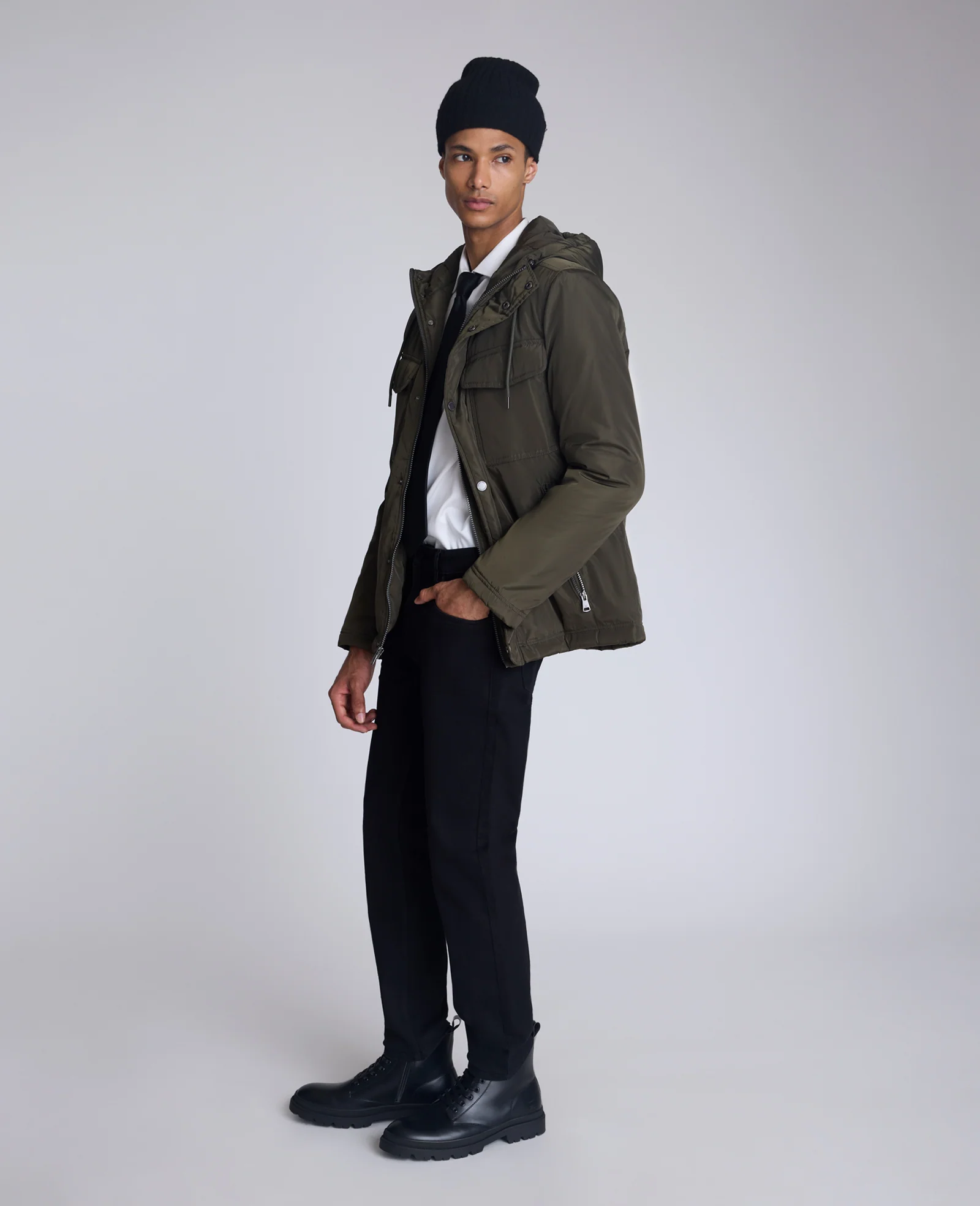 Utlilty Rain Hooded Jacket - Image 5