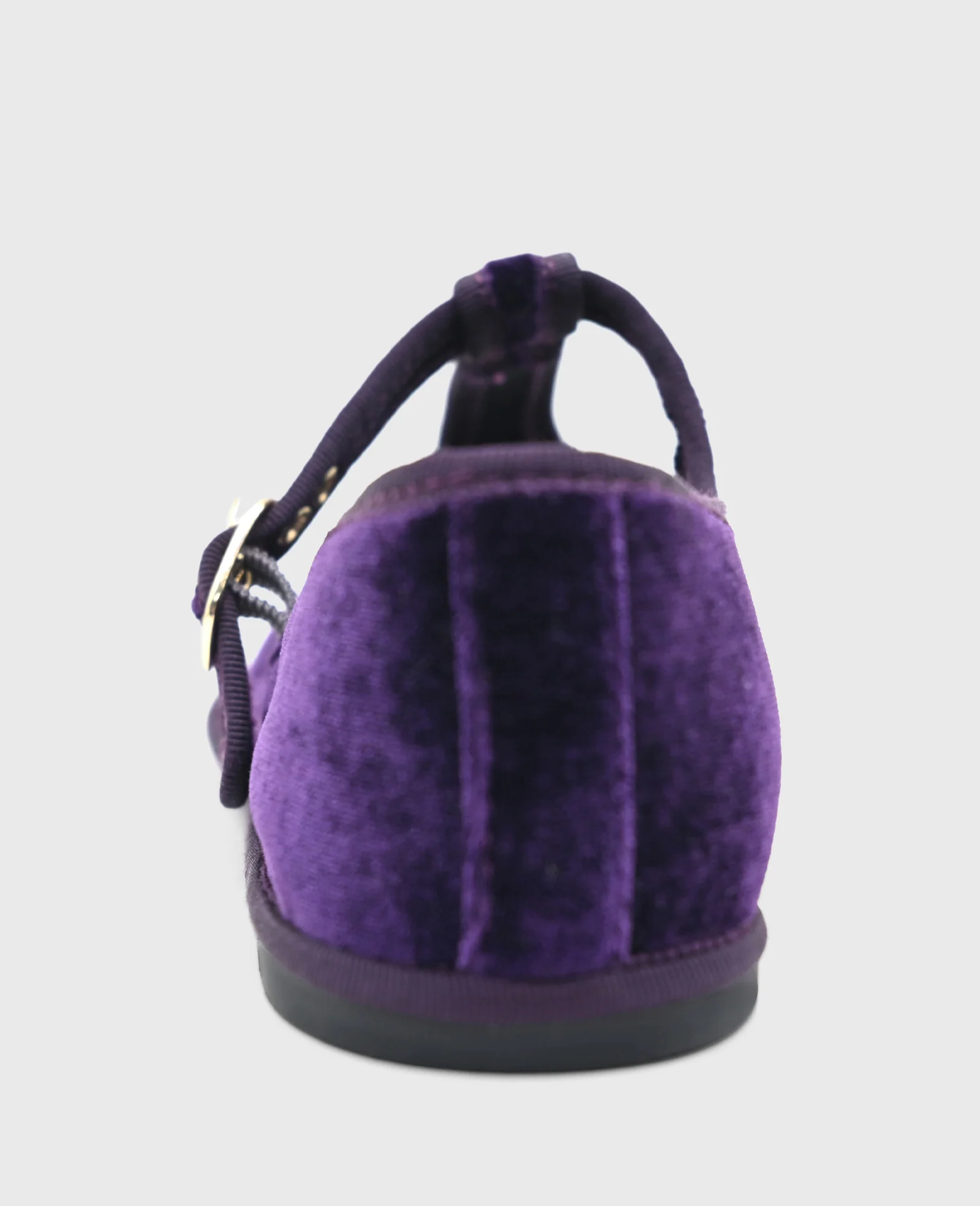 Verona Velvet T-Strap Mary Jane Flat - Image 4