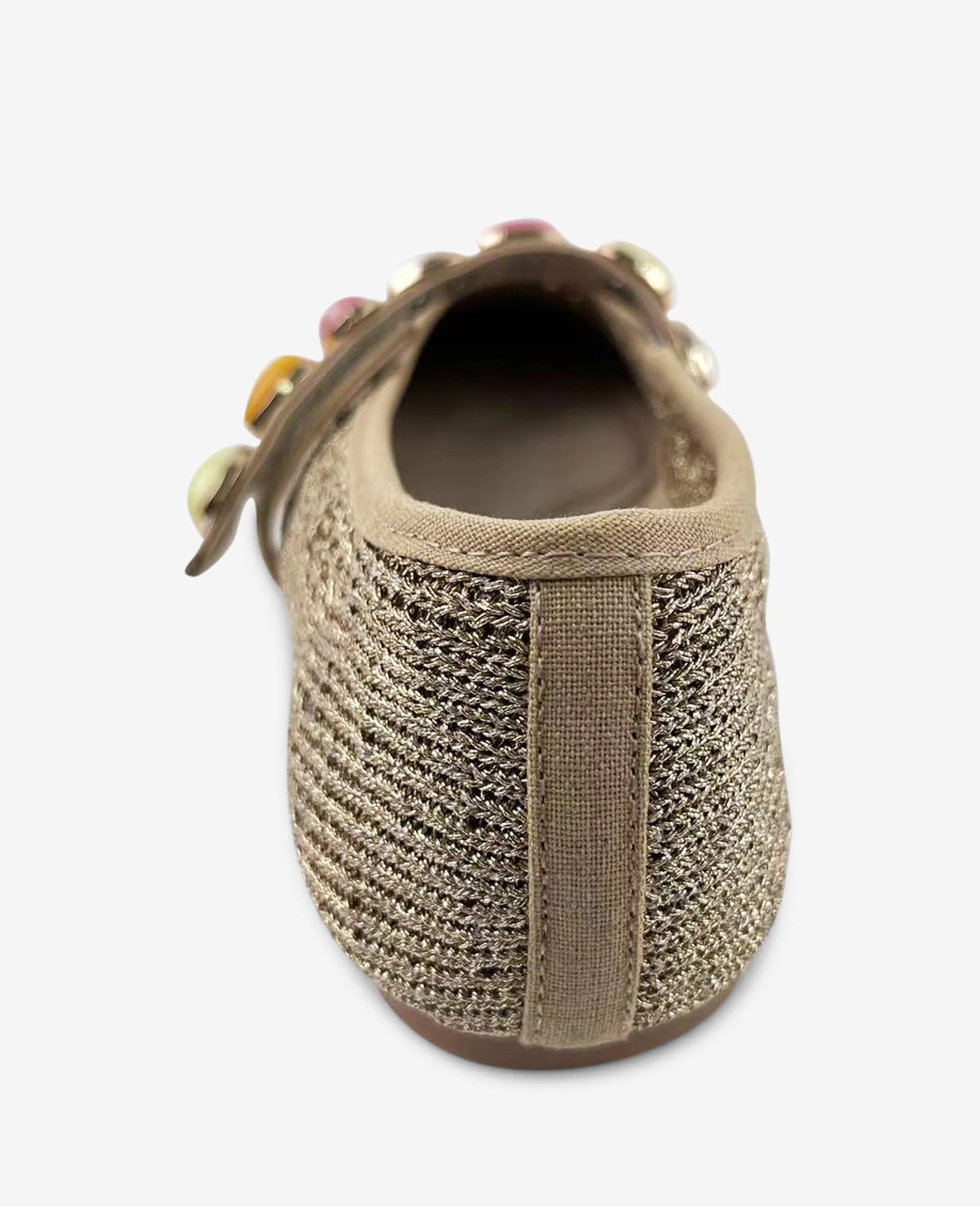 Zeta Woven Knit Stone Embellished Ballet Flat - Image 4