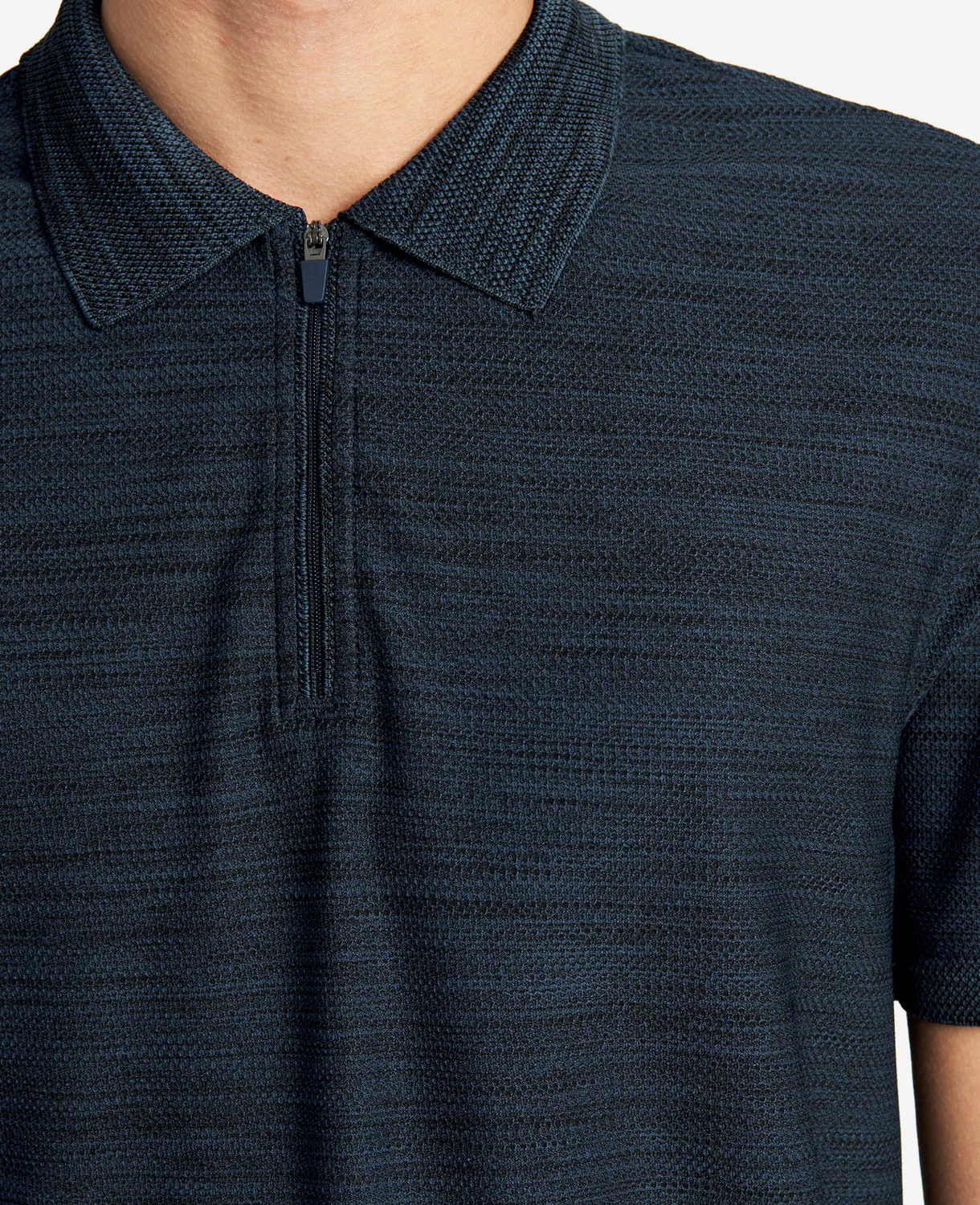 Zip-Up Knit Polo - Image 3